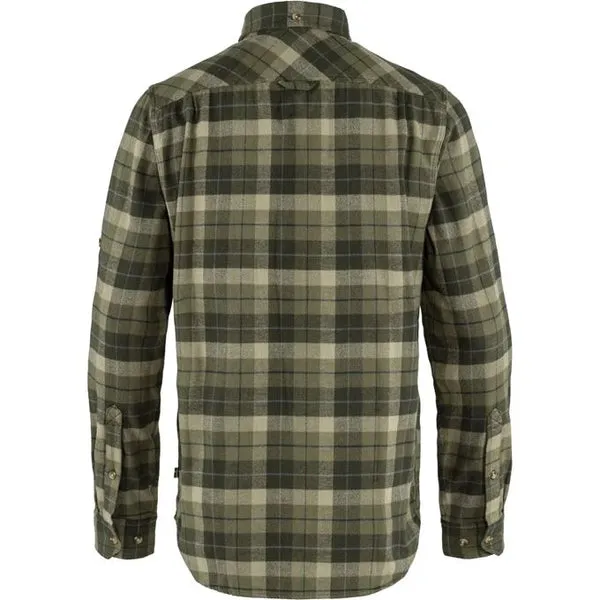 Fjallraven Singi Heavy Flannel Shirt - Green / Deep Forest