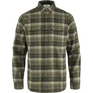 Fjallraven Singi Heavy Flannel Shirt - Green / Deep Forest