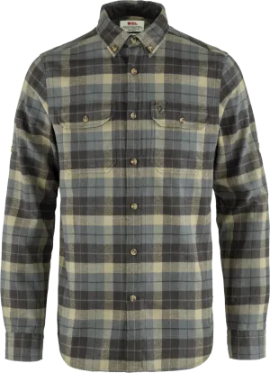 Fjällräven Men&#x27;s Singi Heavy Flannel Shirt Super Grey/Stone Grey | Buy Fjällräven Men&#x27;s Singi Heavy Flannel Shirt Super Grey/Stone Grey here | Outnorth