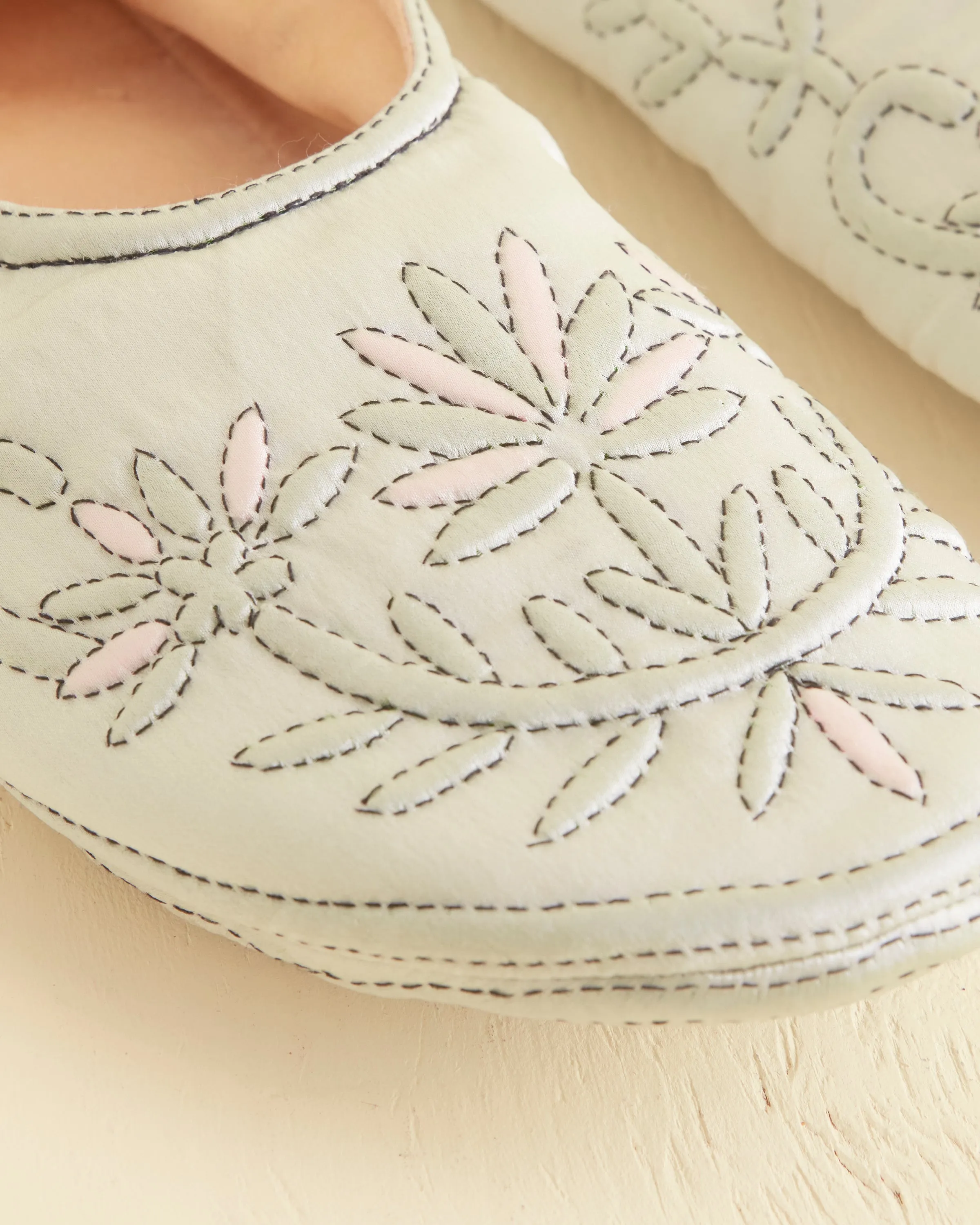 Floral Souvenir Slippers