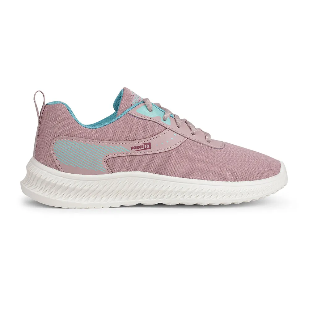 Force 10 Sports Peach Walking Shoes For Women OSLO-20E By Liberty