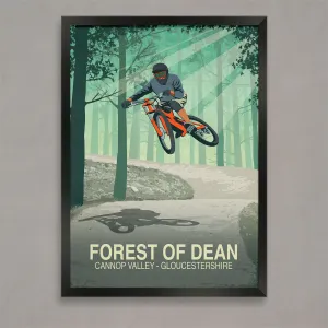 Forest of Dean Mountain Bike Poster