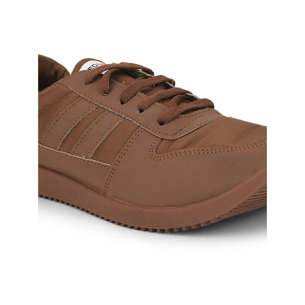 Freedom Casual Brown Pt. Lacing Shoes For Men JUMP By Liberty