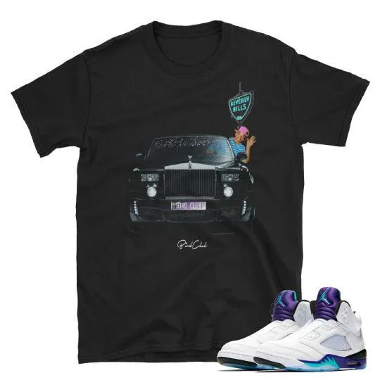 Fresh Prince Grape Jordan 5 "Phantom" tee