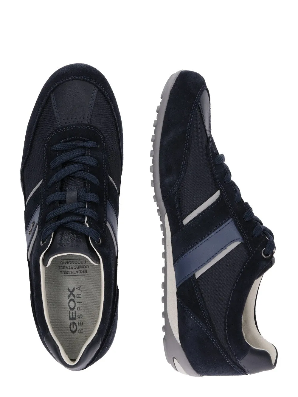 Geox Wells sneakers, navy/dusty blue