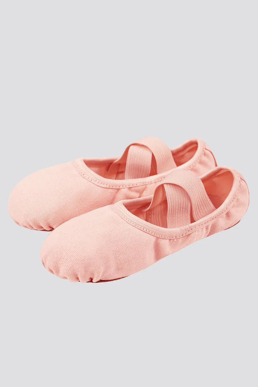 Girl's Cross Straps Canvas Ballet Shoes