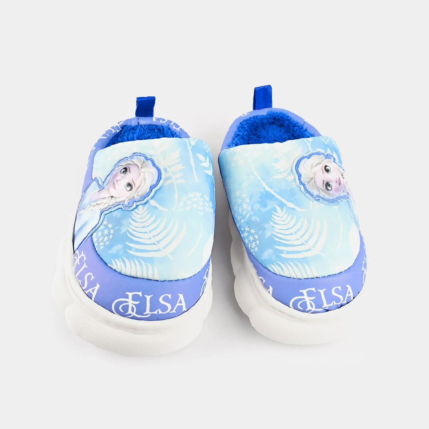 Girls Slipper Fur F4279-Blue