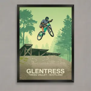 Glentress Mountain Bike Poster