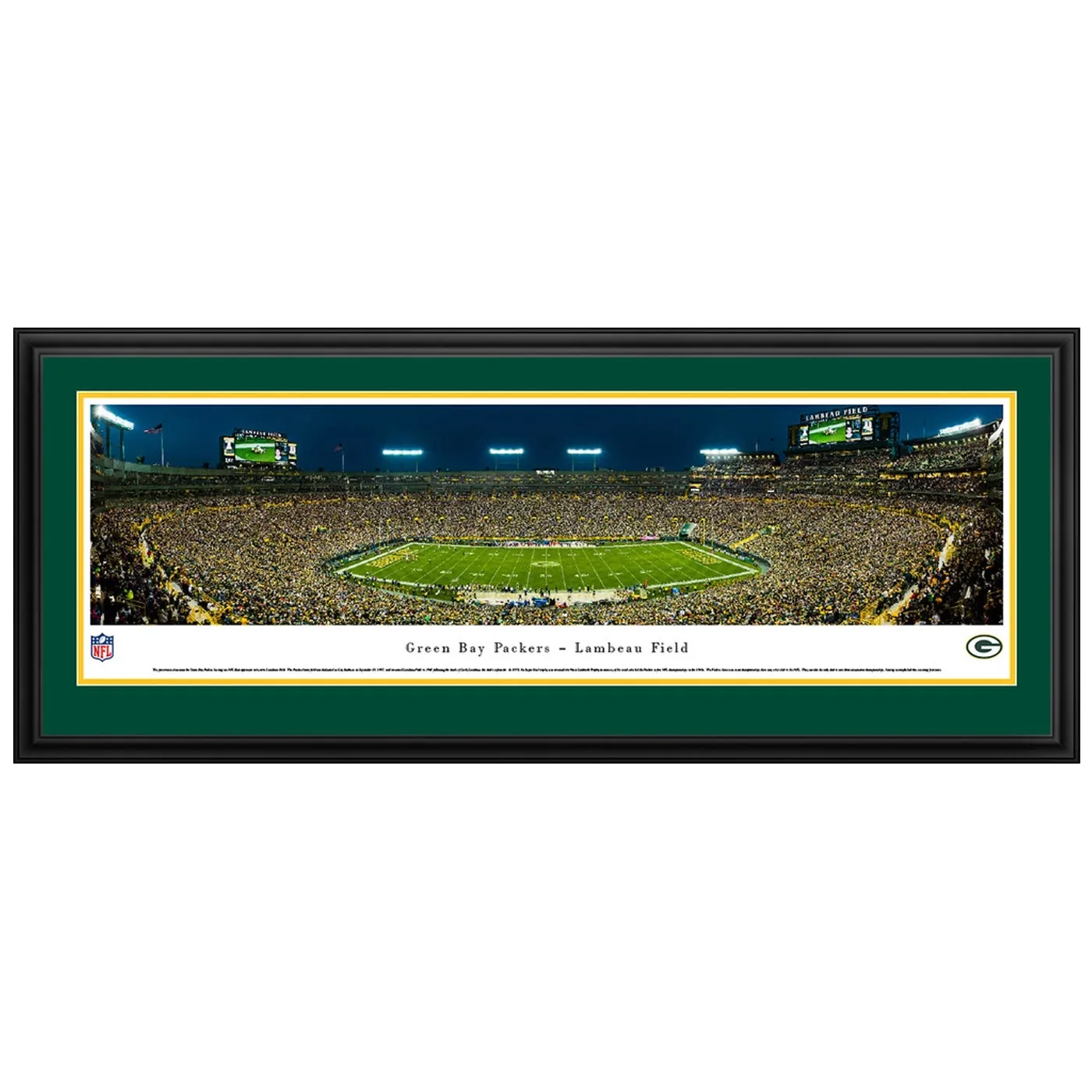 Green Bay Packers Lambeau Field Night Panoramic Picture (In-Store Pickup)