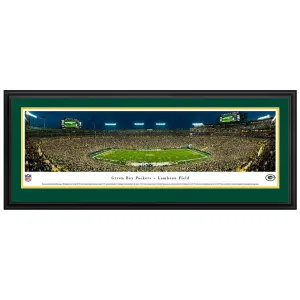 Green Bay Packers Lambeau Field Night Panoramic Picture (Shipped)