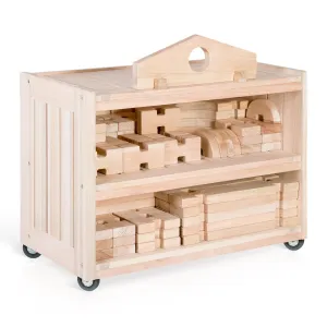 Guidecraft Notch Blocks Storage Cart