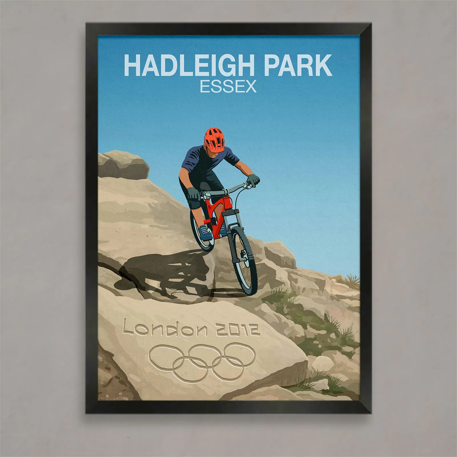 Hadleigh Park Mountain Bike Poster