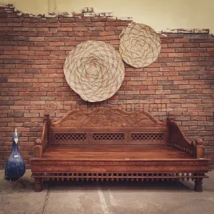 Heavy Carved Daybed