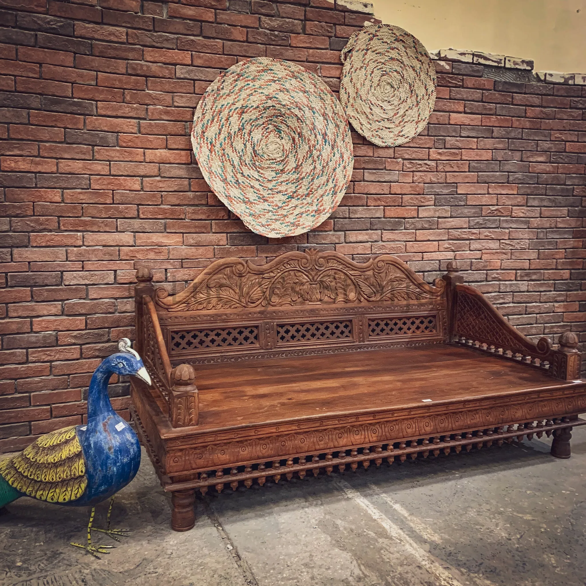 Heavy Carved Daybed