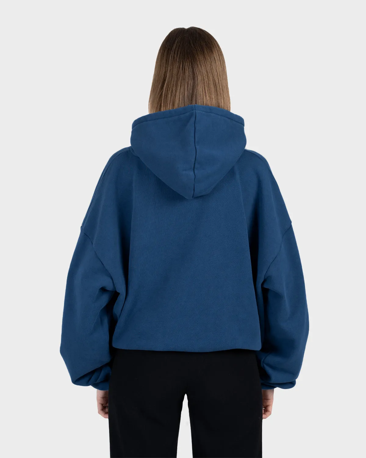 Heavy Oversized Hoodie Navy (Stone Washed)