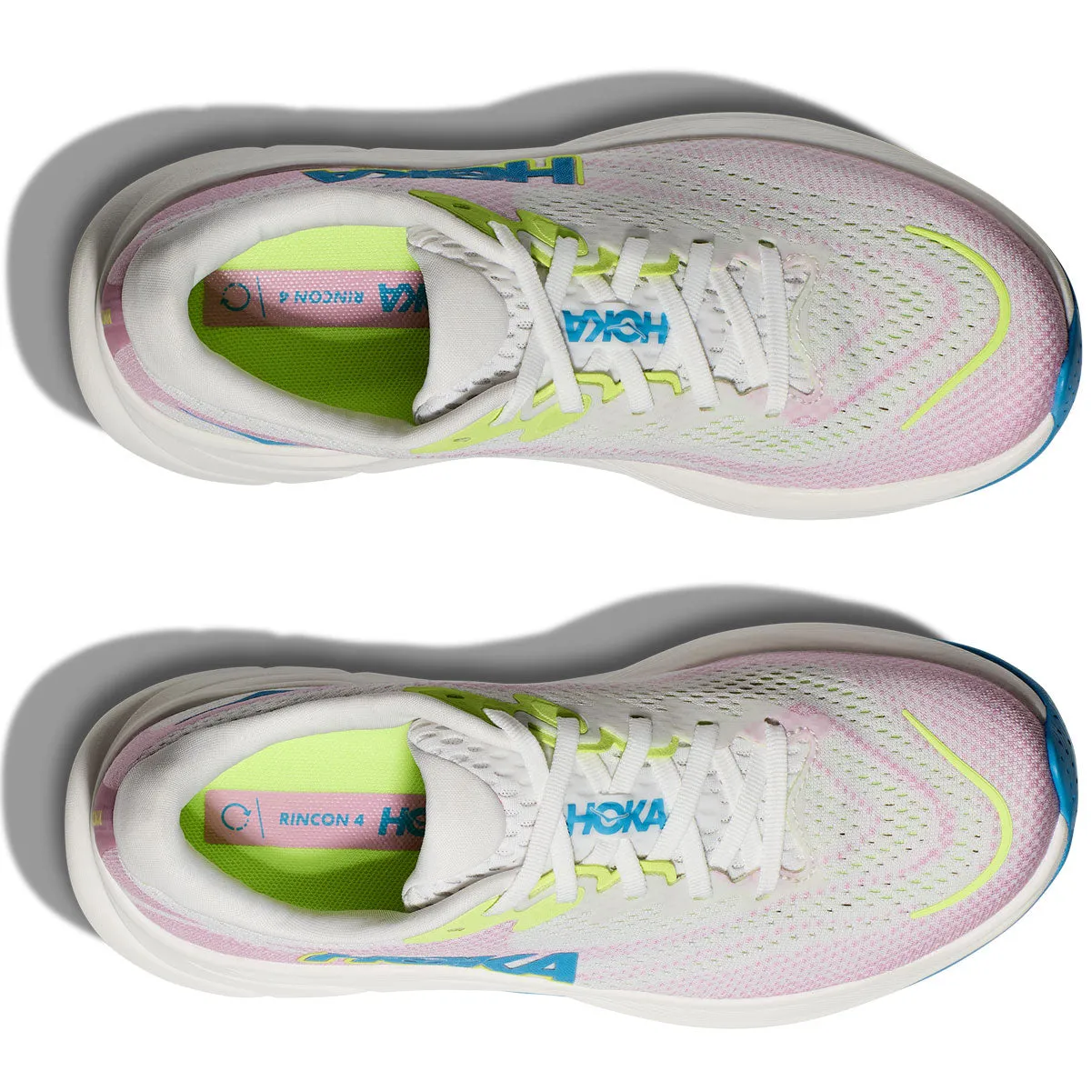 Hoka Rincon 4 Running Shoes - Womens - Frost/Pink Twilight