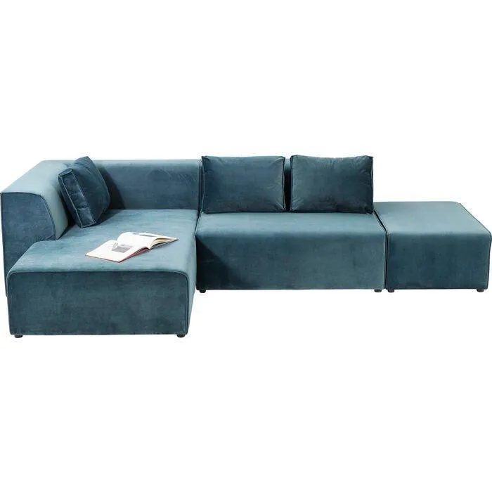 Infinity Velvet Corner Sofa