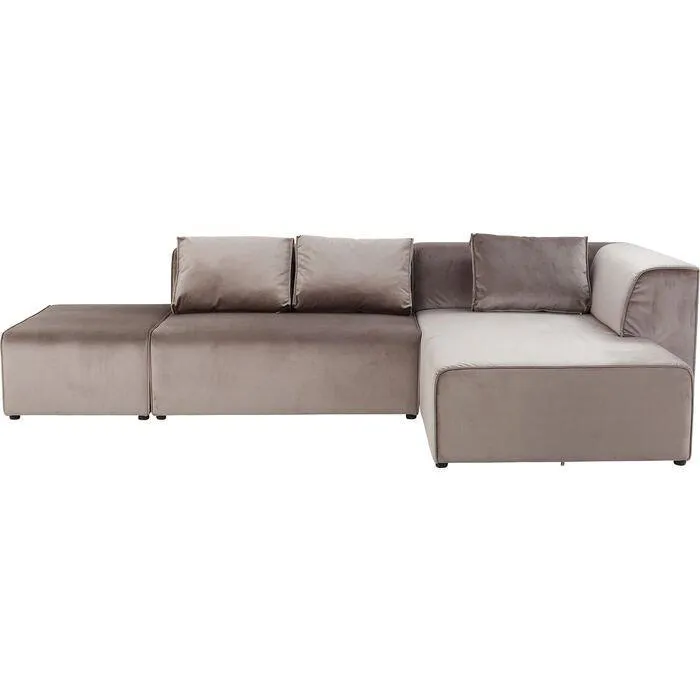 Infinity Velvet Corner Sofa