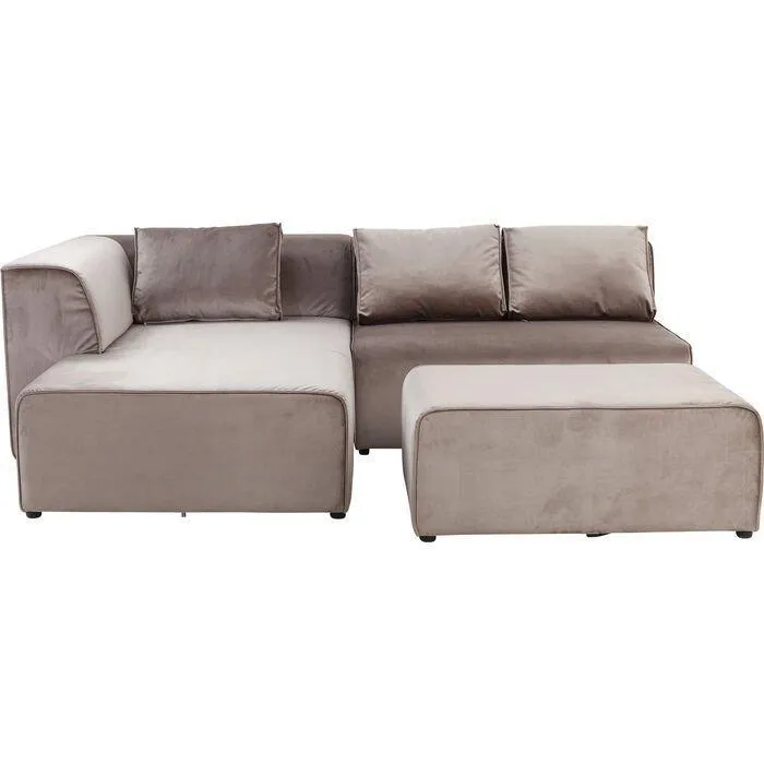 Infinity Velvet Corner Sofa