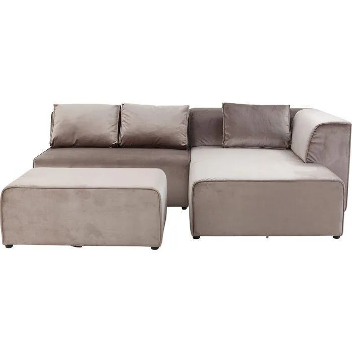 Infinity Velvet Corner Sofa