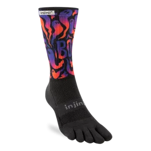 Injinji Trail Midweight Crew Men's Boo (Artist Designed AW24)