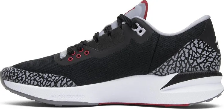 Jordan Zoom Tenacity 88 Black Cement Sneakers, black