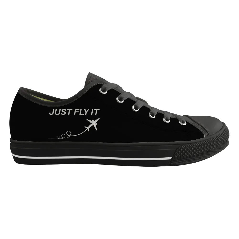 Just Fly It Designed Canvas Shoes (Men)