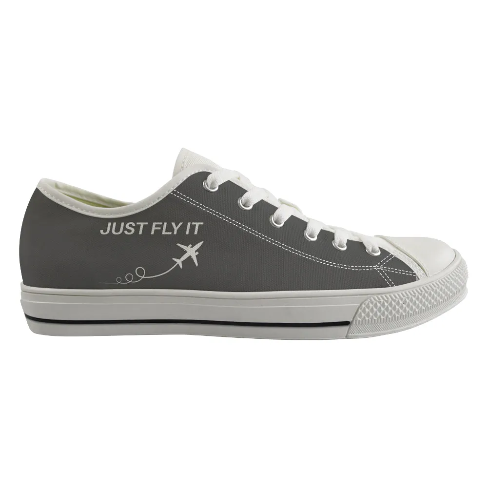 Just Fly It Designed Canvas Shoes (Men)