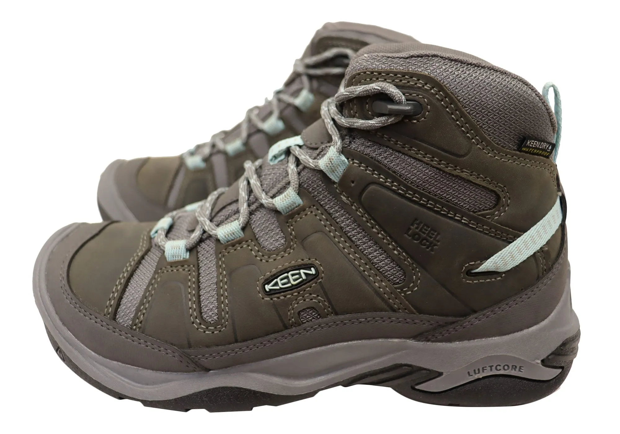 Keen Circadia Mid Waterproof Womens Leather Wide Fit Hiking Boots