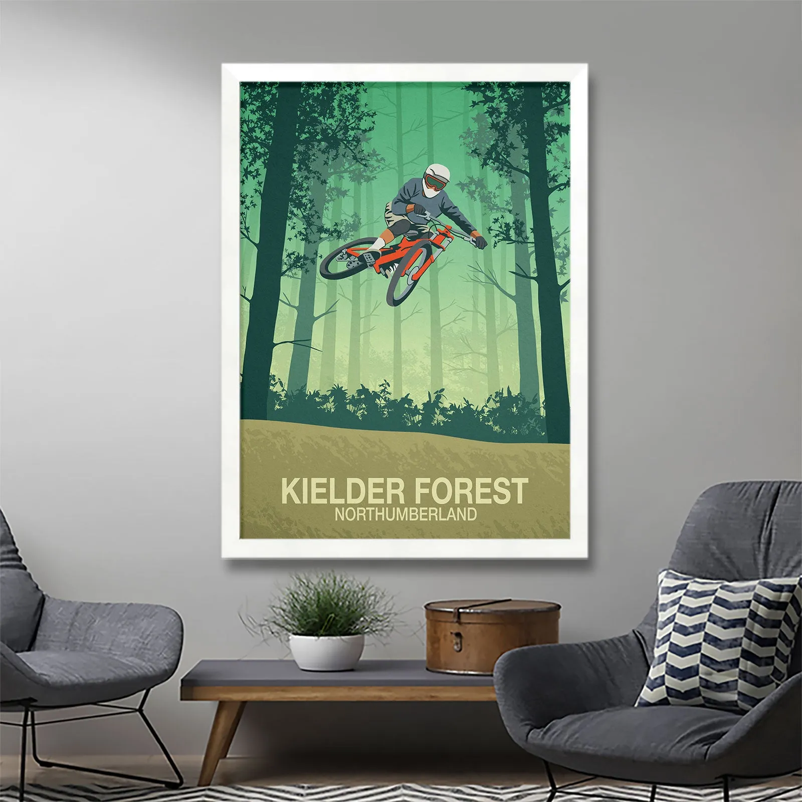 Kielder Mountain Bike Poster