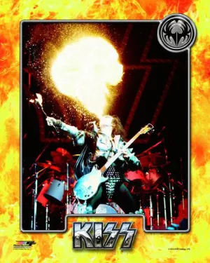 KISS - Gene Simmons (blowing fire) Photo