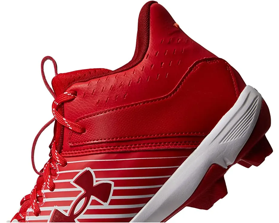 Leadoff Mid RM Under Armor sneakers, red