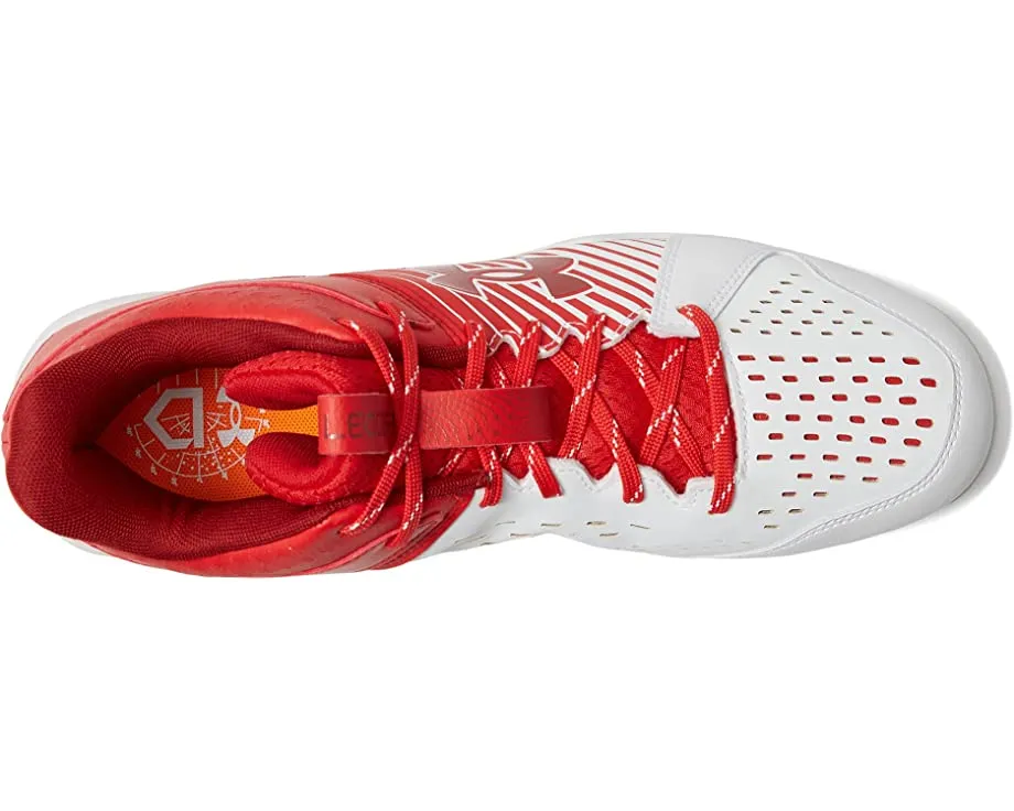 Leadoff Mid RM Under Armor sneakers, red