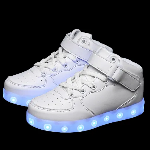 Led Sneakers White 7 Led Light Colors  | Dancing Led Light Shoes  | Kids Led Light Shoes  | Led Light Shoes For Men  | Led Light Shoes For Women