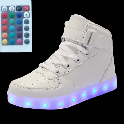 Led Sneakers White 7 Led Light Colors  | Dancing Led Light Shoes  | Kids Led Light Shoes  | Led Light Shoes For Men  | Led Light Shoes For Women