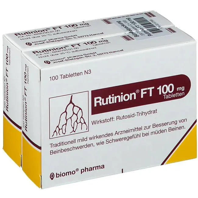 Legs feel heavy and tired, tired heavy legs when running, RUTINION FT 100 mg tablets