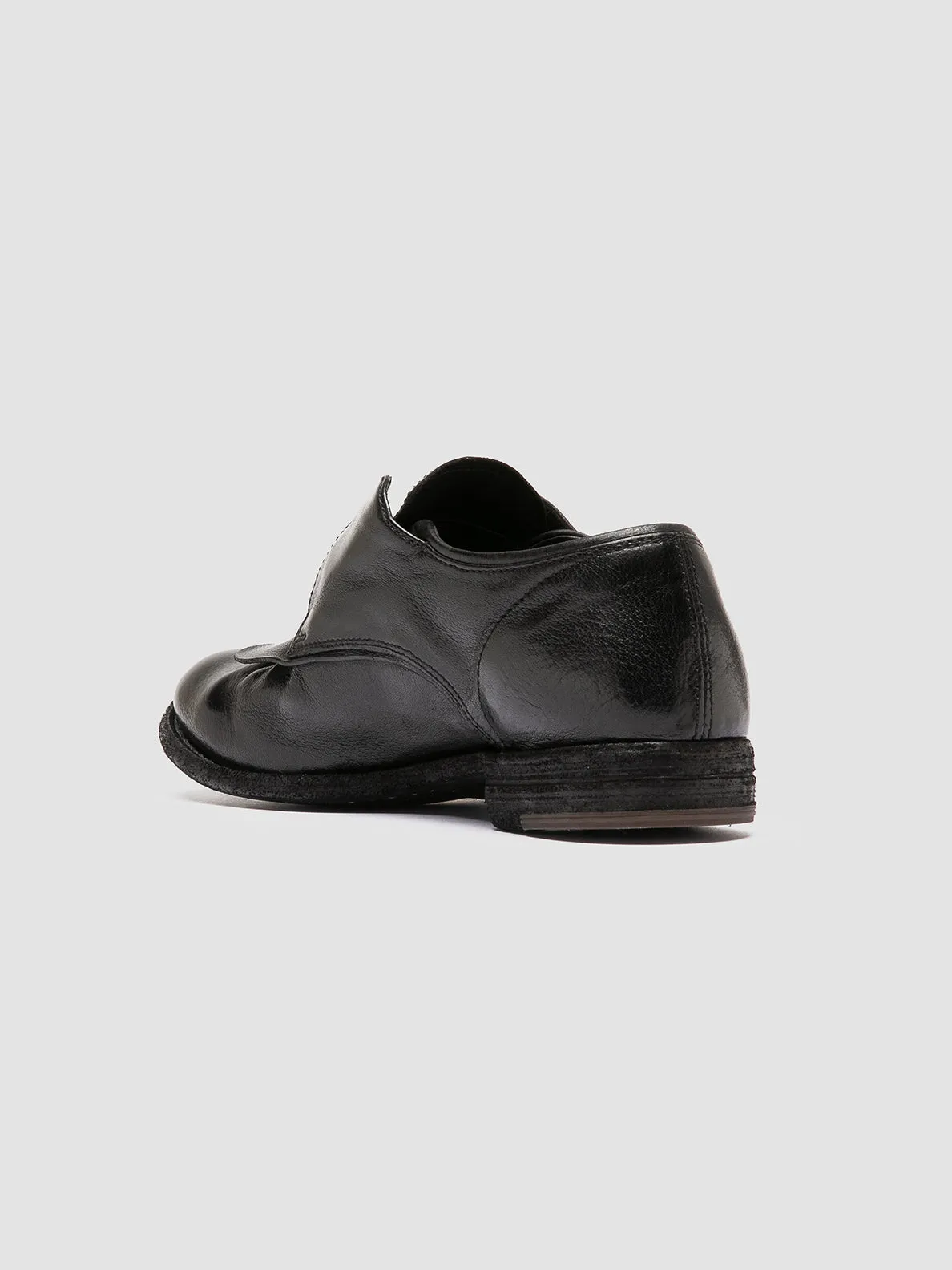 LEXIKON 550 - Black Leather Derby Shoes