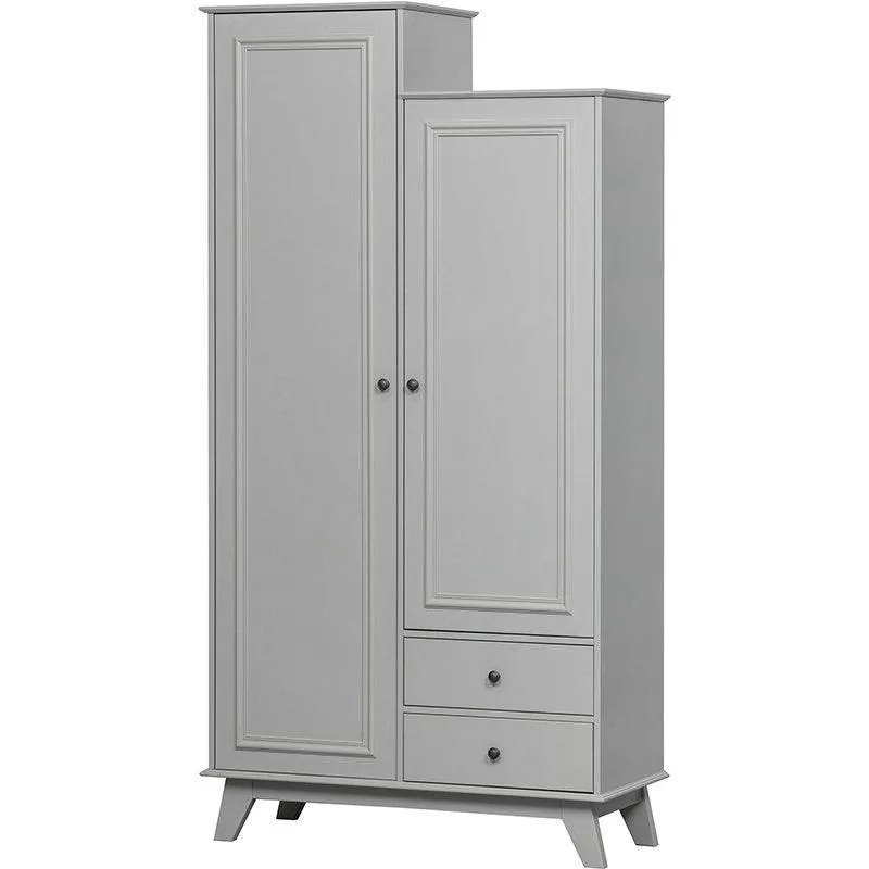 Lily Clay Pine Wood Wardrobe