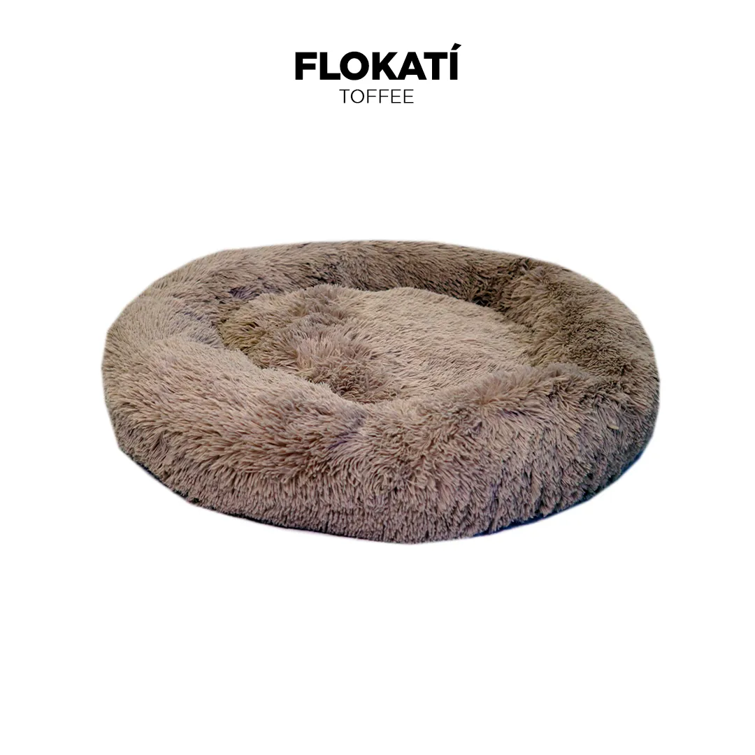 Long-Fur Fluffy Flokati Extra-Large 110cm IREMIA™ Dog Bed