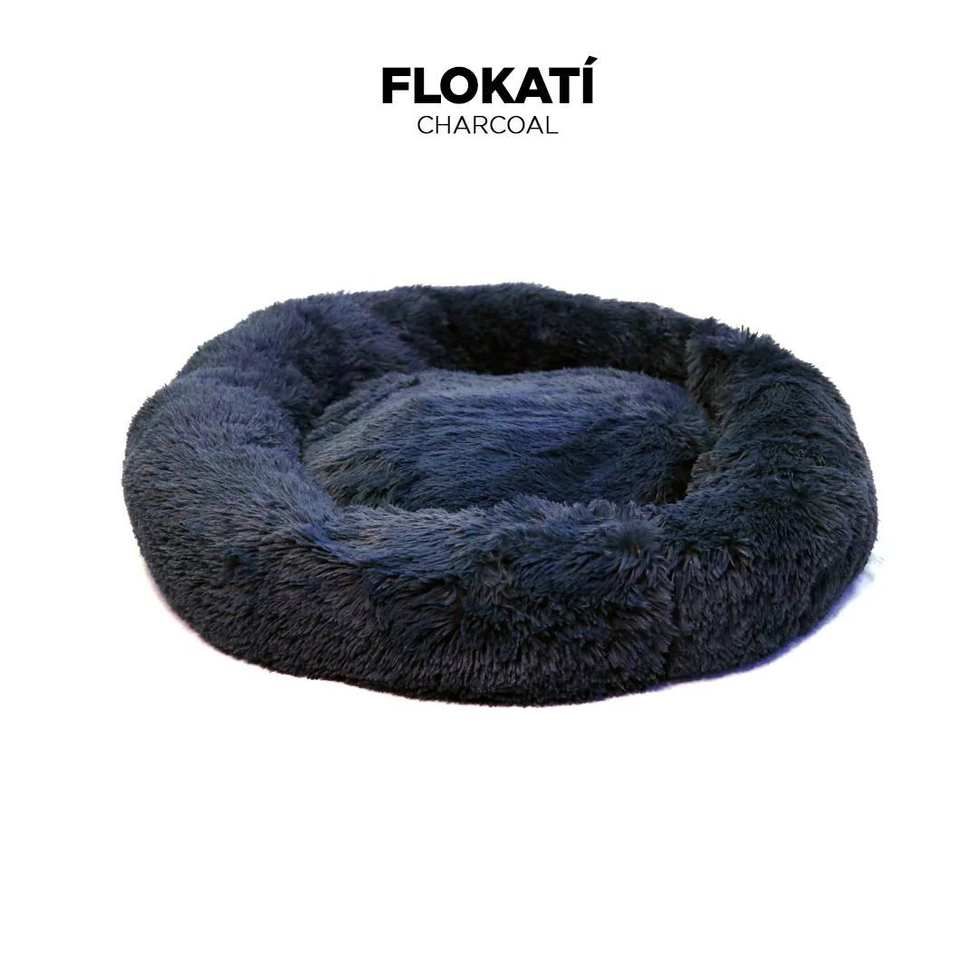 Long-Fur Fluffy Flokati Large 90cm IREMIA™ Dog Bed