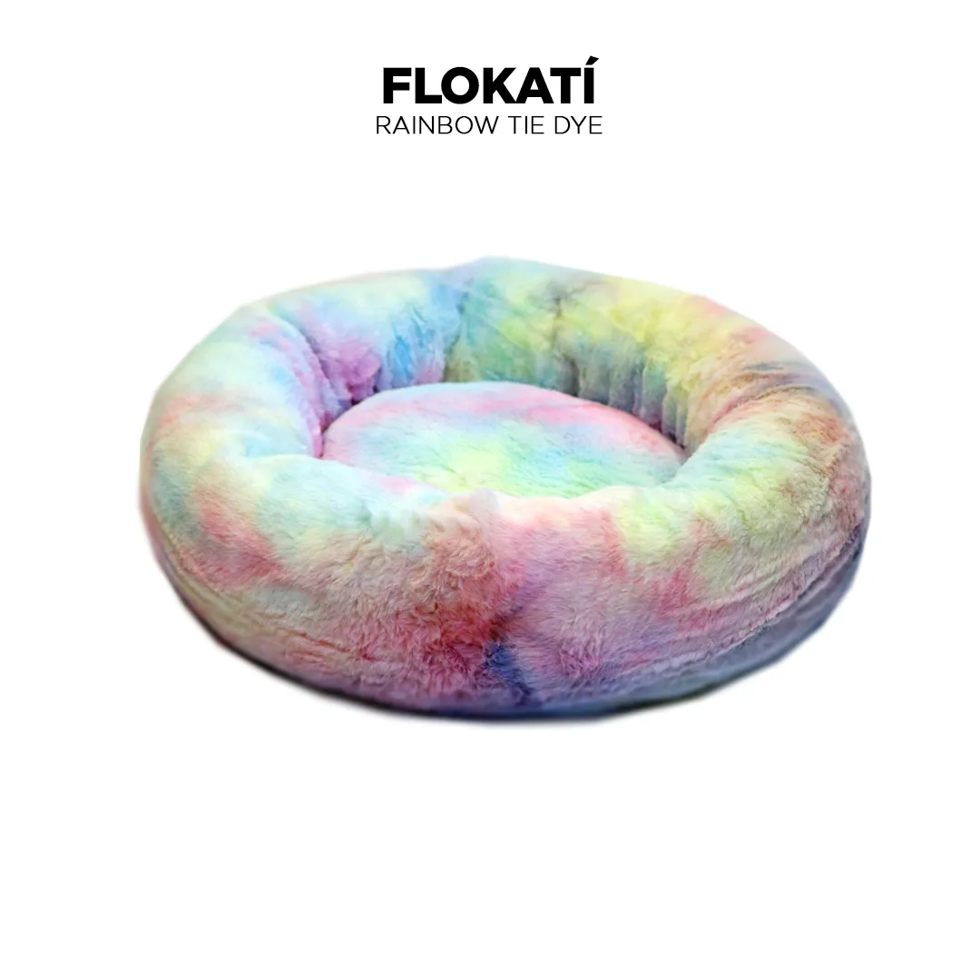 Long-Fur Fluffy Flokati Large 90cm IREMIA™ Dog Bed