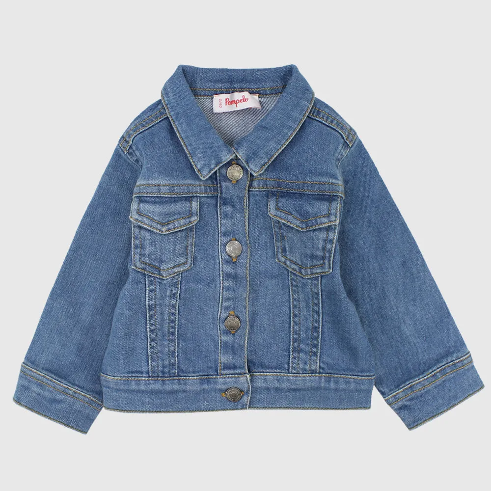 Long-Sleeved Jean Jacket