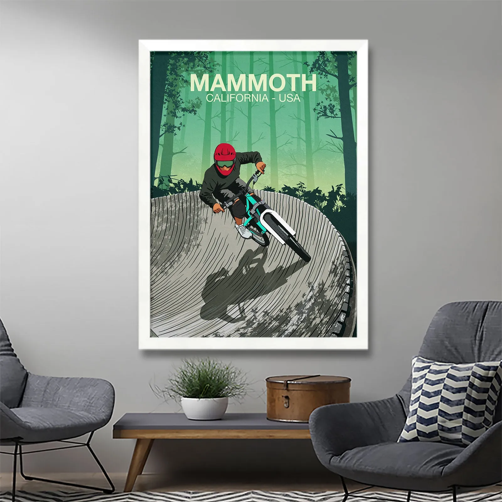 Mammoth Mountain Bike Poster