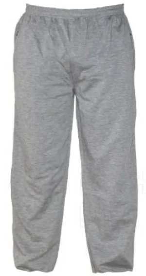 Men's Fleece Tracksuit Jogging Bottom Elasticated waist Color Grey Size S to 3XL