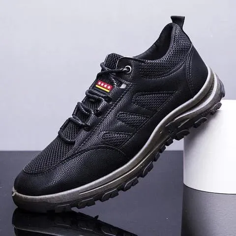 Mens Leather Sports Shoes Casual Genuine Leather Sneaker Sports Shoes S25413