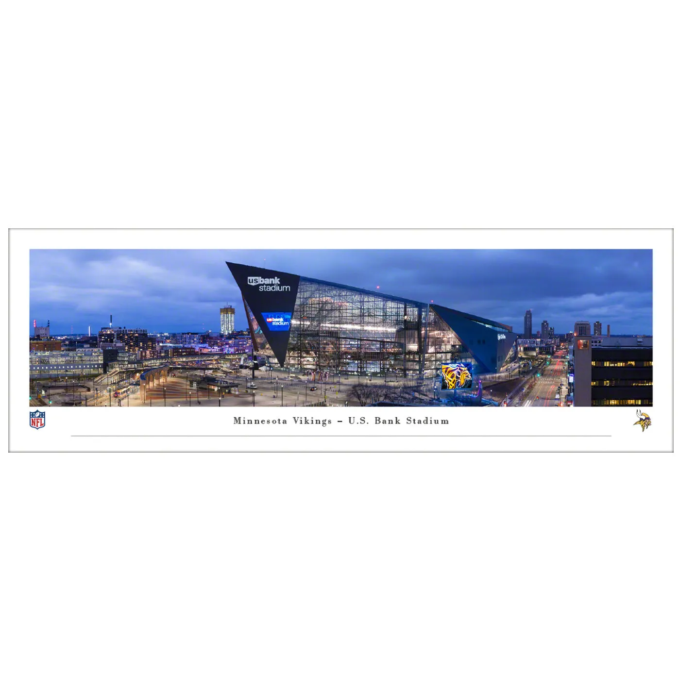 Minnesota Vikings US Bank Stadium Exterior Panoramic Picture (In-Store Pickup)