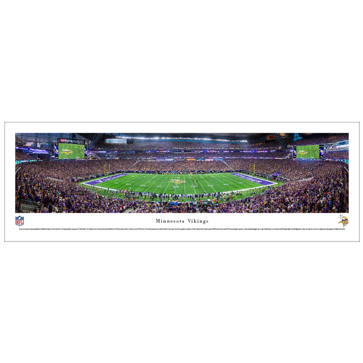 Minnesota Vikings US Bank Stadium Inaugural Game Panoramic Picture (In-Store Pickup)