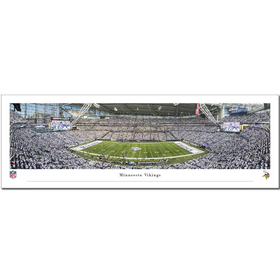 Minnesota Vikings Whiteout Panoramic Picture (In-Store Pickup)