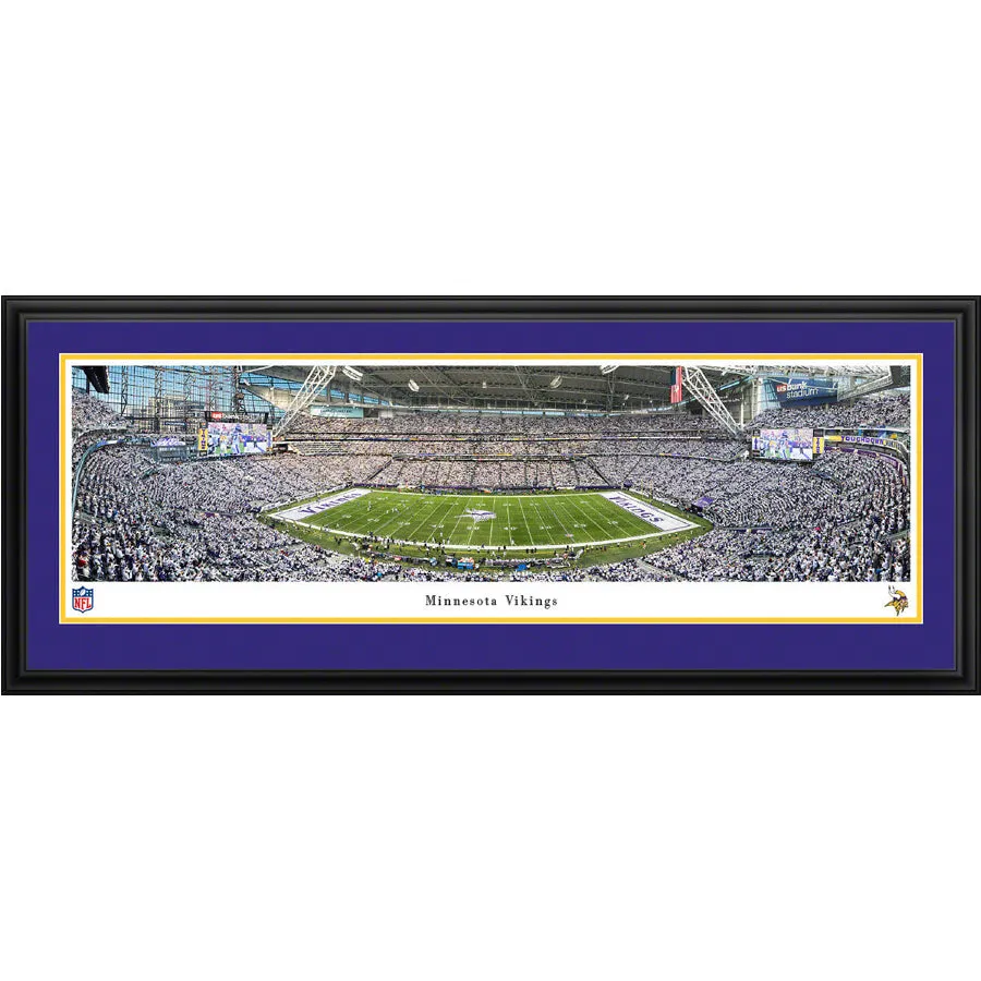 Minnesota Vikings Whiteout Panoramic Picture (In-Store Pickup)