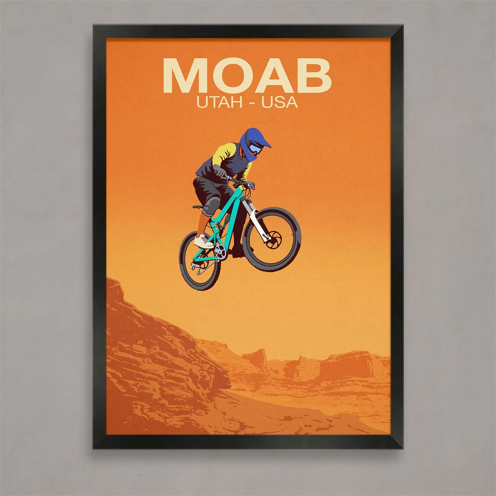 Moab Mountain Bike Poster